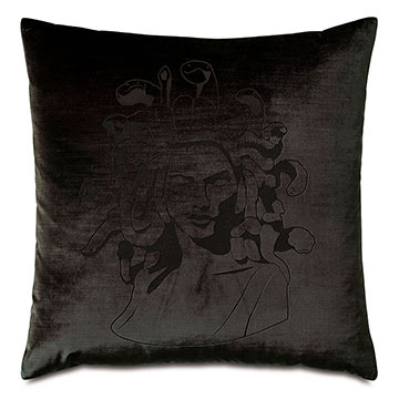 Antiquity Medusa Decorative Pillow