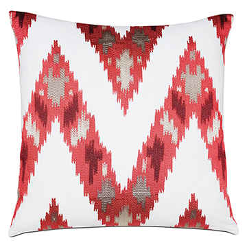 Nardo Crimson Decorative Pillow
