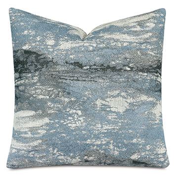 Fossil Decorative Pillow In Azure