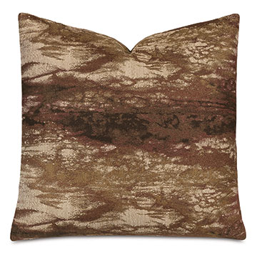 Fossil Decorative Pillow In Rust