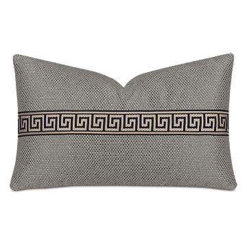 Whistler Greek Key Decorative Pillow