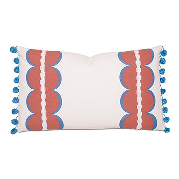 Bingham Ball Trim Decorative Pillow