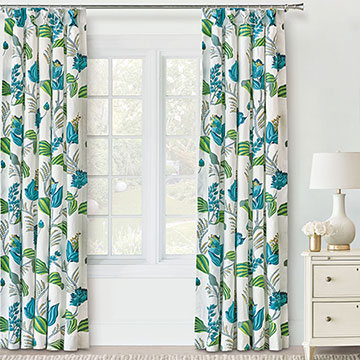 Clementine Embroidered Curtain Panel