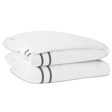 Autry White Duvet Cover and Comforter