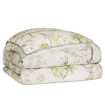 Magnolia Mint Duvet Cover and Comforter