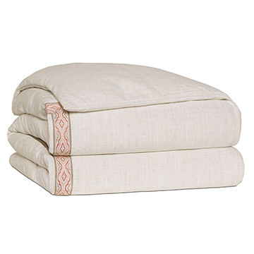 Ledger White Duvet Cover and Comforter