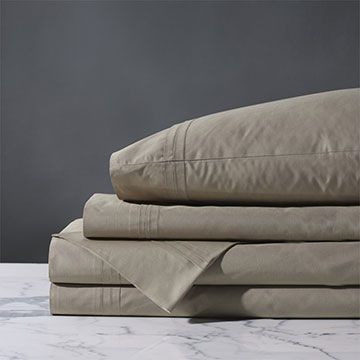 Vail Percale Sheet Set In Fawn
