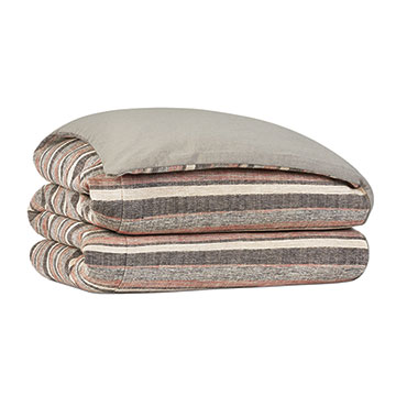 Ridge Striped Duvet Cover and Comforter