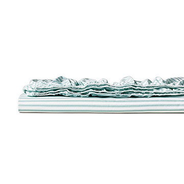 BLASS TICKING FITTED SHEET IN SEA