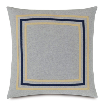 Sprouse Mitered Ribbon Decorative Pillow