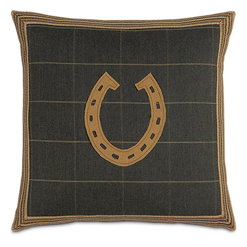 Gable Horseshoe Decorative Pillow