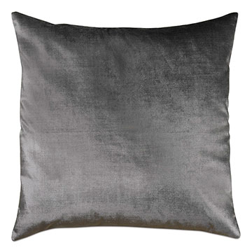 Geode Velvet Decorative Pillow in Pewter