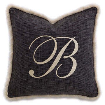 Gilmer Charcoal With Monogram