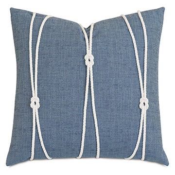 Miramar Knots Decorative Pillow