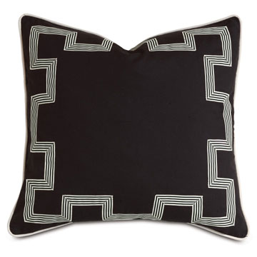 Brooklyn Greek Key Decorative Pillow