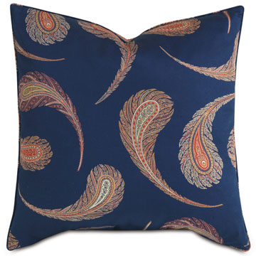 Aigrette Paisley Decorative Pillow