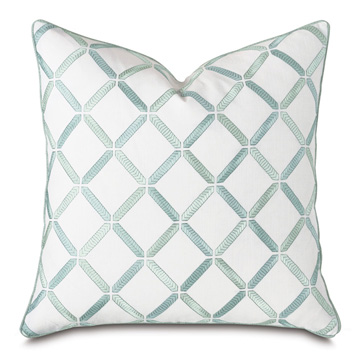 Brentwood Embroidered Decorative Pillow