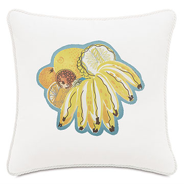 Belize Screen-print Decorative Pillow