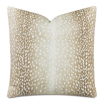 Wiley Animal Print Decorative Pillow In Fawn