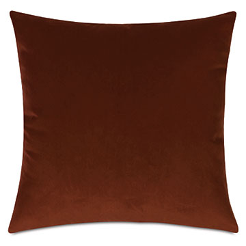 Uma Velvet Decorative Pillow In Orange