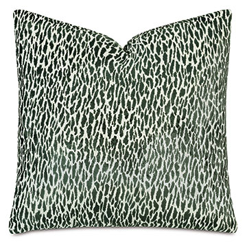 Earl Woven Decorative Pillow In Emerald