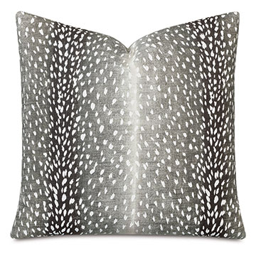 Wiley Ombre Decorative Pillow in Iron