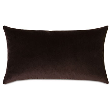 Uma Velvet Decorative Pillow in Brown