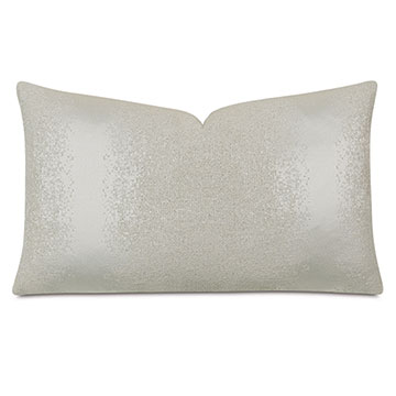 Flurry Glitter Decorative Pillow in Crystal