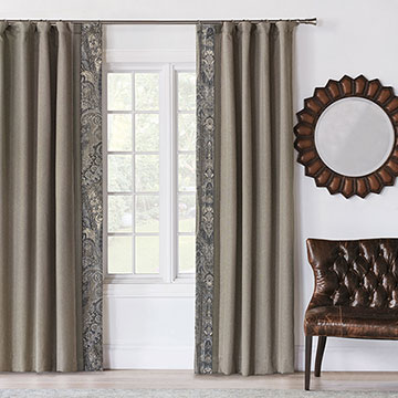 Reign Woven Curtain Panel