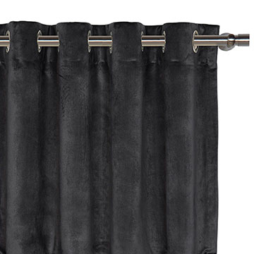 Nellis Charcoal Curtain Panel