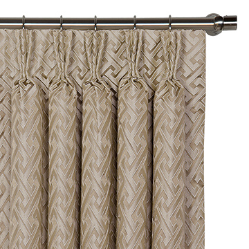 Roscoe Taupe Curtain Panel