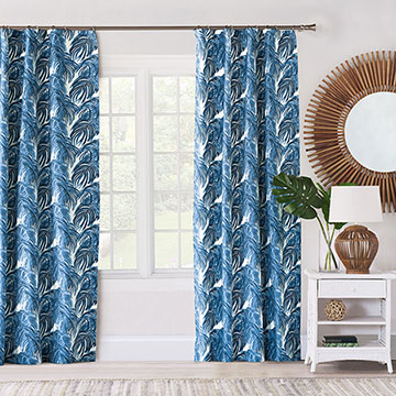 Malia Cobalt Curtain Panel