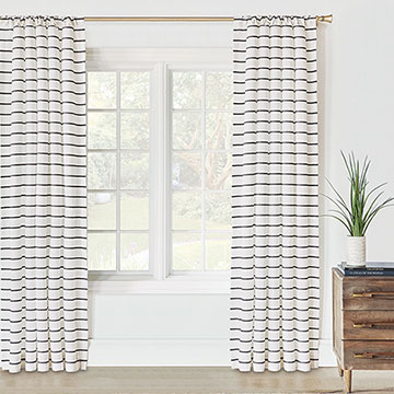 CONNERY STRIPED CURTAIN PANEL
