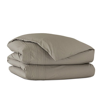 Vail Percale Duvet Cover In Fawn