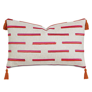 Fairuza Mini Brush Fringe Decorative Pillow