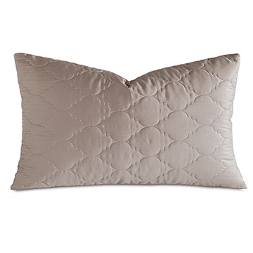 Viola Quilted King Sham in Fawn