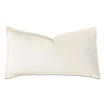 Vail Percale King Sham In Ivory