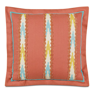 Maldive Flange Decorative Pillow
