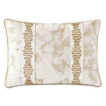 Marceau Metallic Marble Decorative Pillow