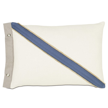 Maritime Coastal  Accent Pillow In Ivory