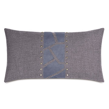 Noah Nailheads Decorative Pillow