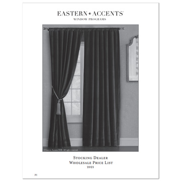 Eastern Accents Window Program Price List