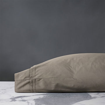 Vail Percale Pillowcase In Fawn