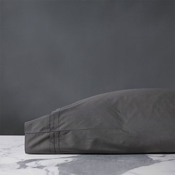 Vail Percale Pillowcase In Slate