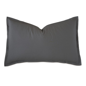 Vail Percale Queen Sham In Slate