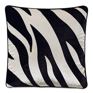 Tenenbaum Zebra Decorative Pillow