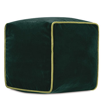 Uma Cube Decorative Pillow in Emerald