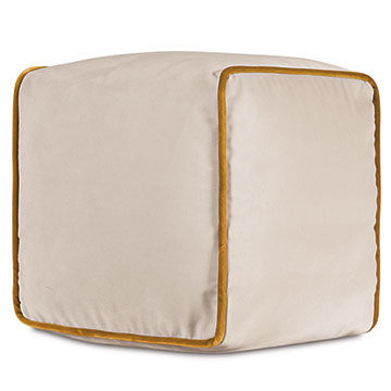 Uma Cube Decorative Pillow in Ivory