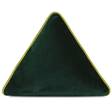 Uma Pyramid Decorative Pillow in Emerald