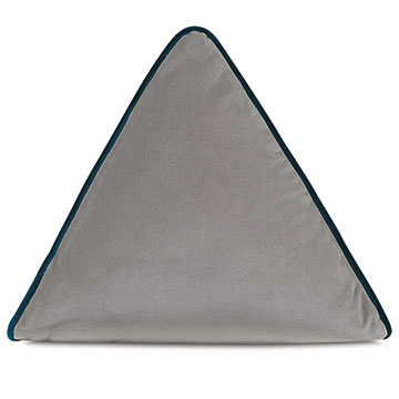 Uma Pyramid Decorative Pillow in Gray